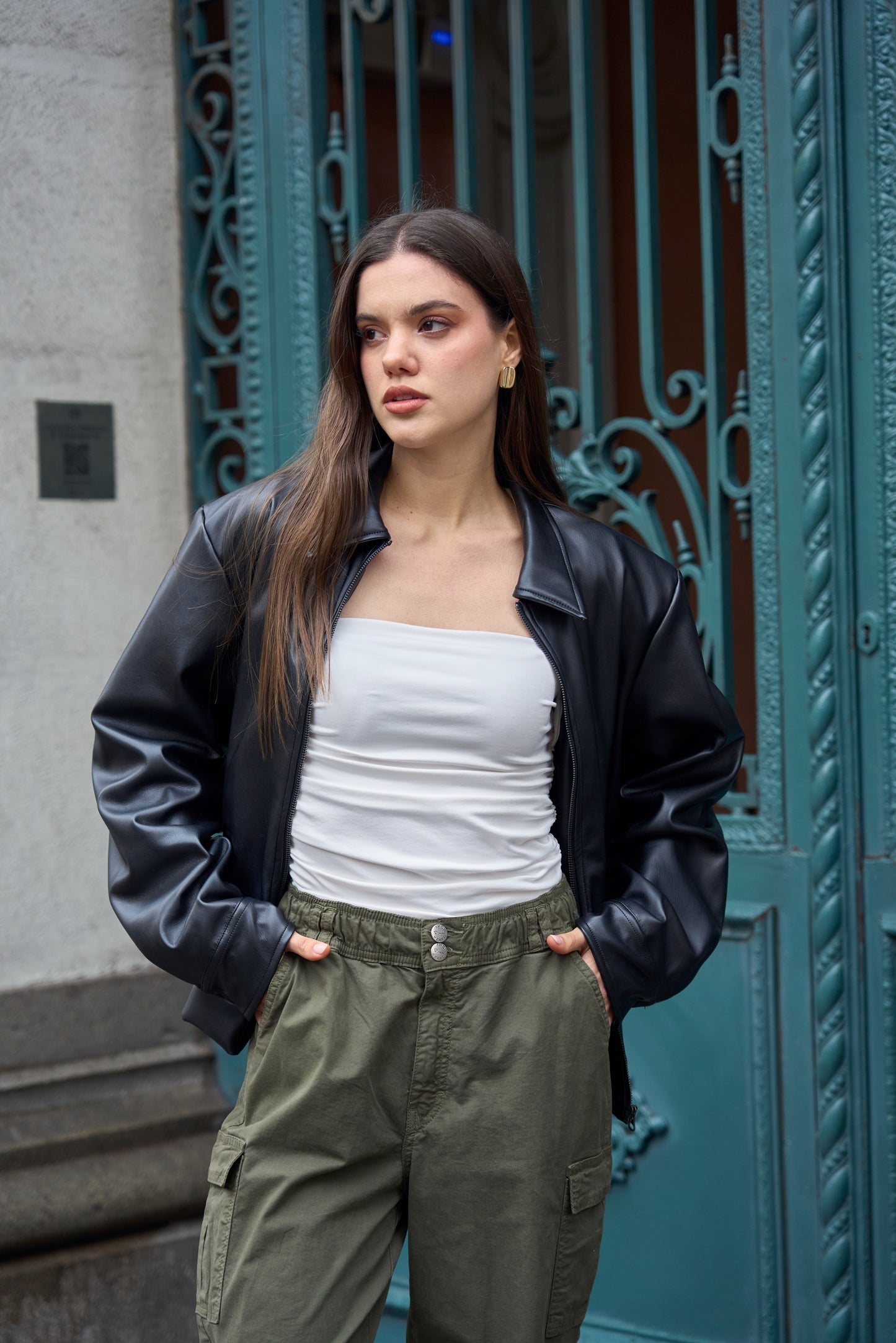 Bomber Hazel (Cuerina)